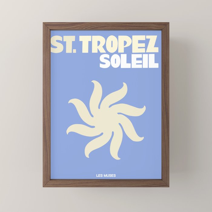 st. tropez soleil Mini Art Print Gallery Image 2