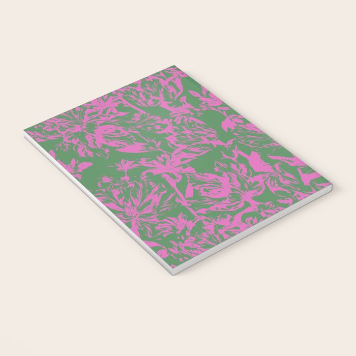 Pink petals on green Notebook Gallery Image 3