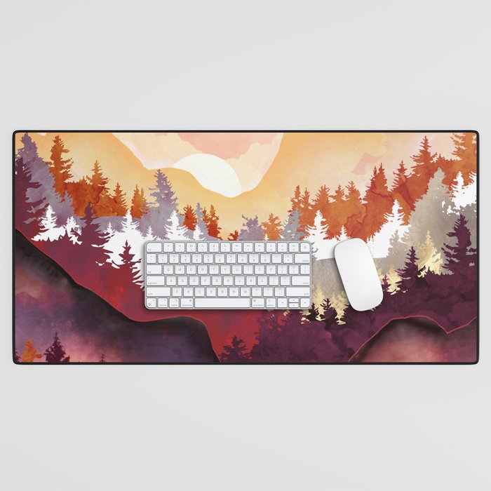 Amber Forest Desk Mat Gallery Image 1