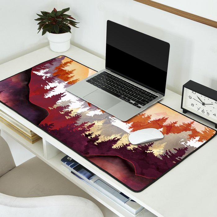 Amber Forest Desk Mat Gallery Image 2