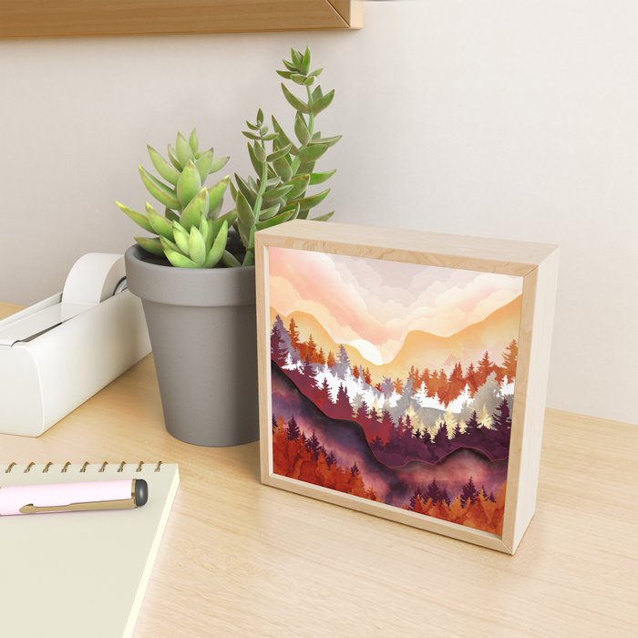 Amber Forest Mini Art Print Gallery Image 2