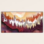Amber Forest Desk Mat Gallery Image 3