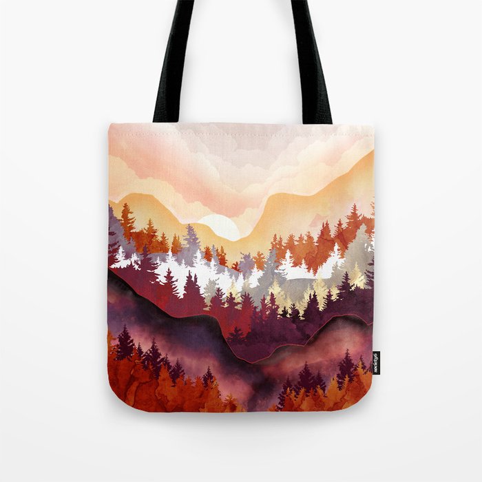 Amber Forest Tote Bag Gallery Image 1