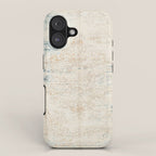 very worn blue and beige carpet iPhone Case Gallery Image 1