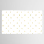 Winter christmas gingerbread house doodle pattern Tablecloth Gallery Image 2