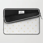 Winter christmas gingerbread house doodle pattern Laptop Sleeve Gallery Image 2