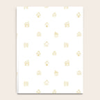 Winter christmas gingerbread house doodle pattern Notebook Gallery Image 4