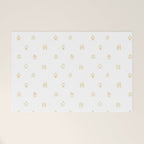Winter christmas gingerbread house doodle pattern Welcome Mat Gallery Image 1