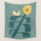 Giant sunflower Wall Tapestry Gallery Image 4