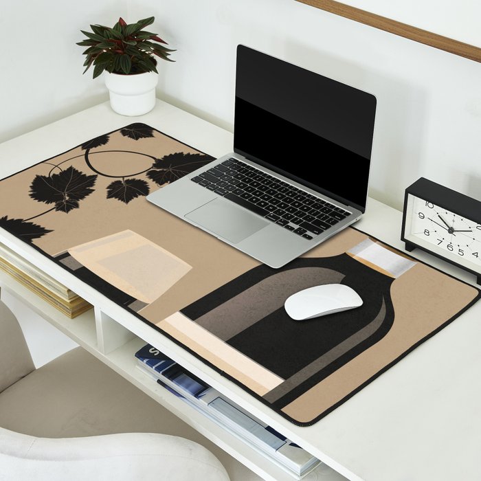 Black Wine 2 Desk Mat Gallery Image 2