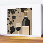 Black Wine 2 Wall Mural Gallery Image 2