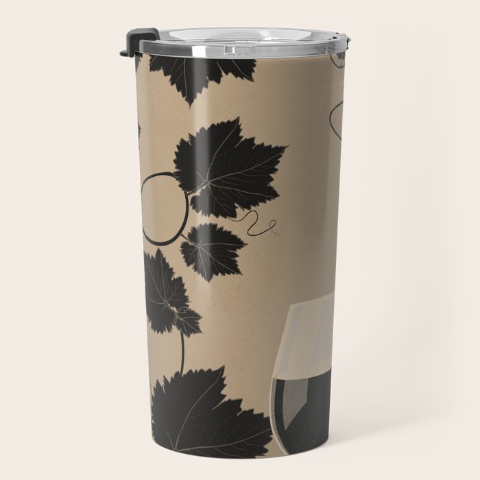 Black Wine 2 Travel Mug Gallery Image 3