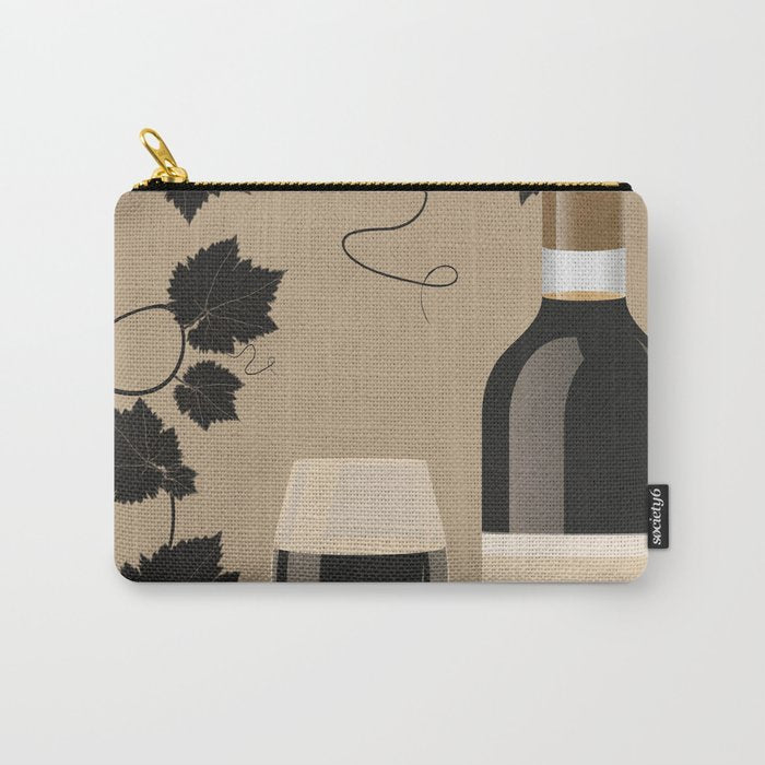 Black Wine 2 Carry All Pouch Gallery Image 1