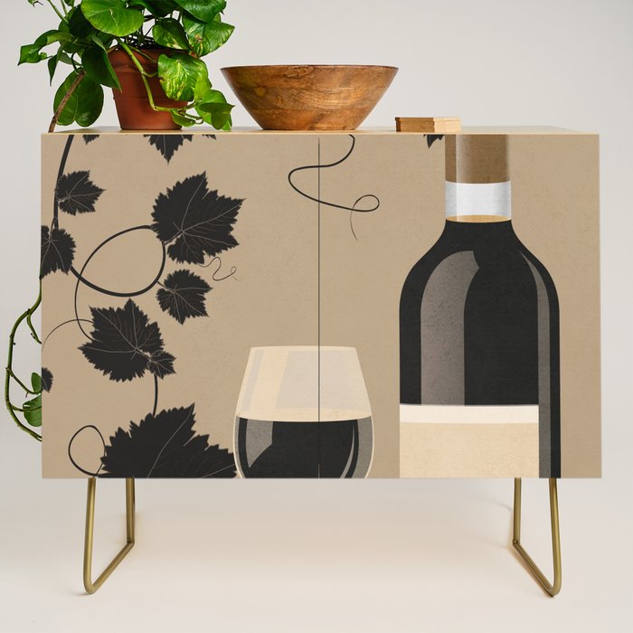 Black Wine 2 Credenza Gallery Image 1