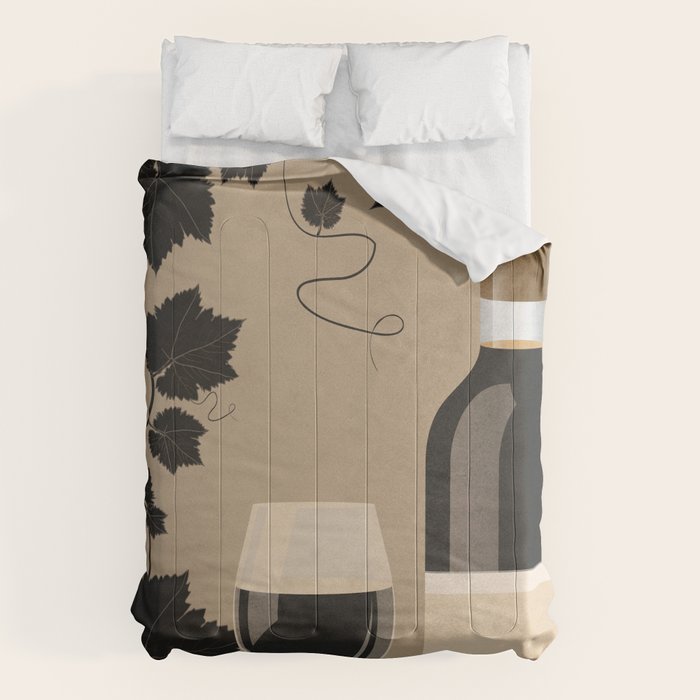 Black Wine 2 Comforter Gallery Image 1