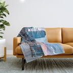 Boston Skyline Throw Blanket Gallery Image 1