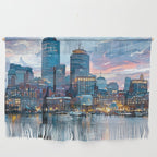 Boston Skyline Wall Hanging Gallery Image 1