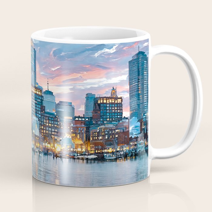 Boston Skyline Coffee Mug Gallery Image 1
