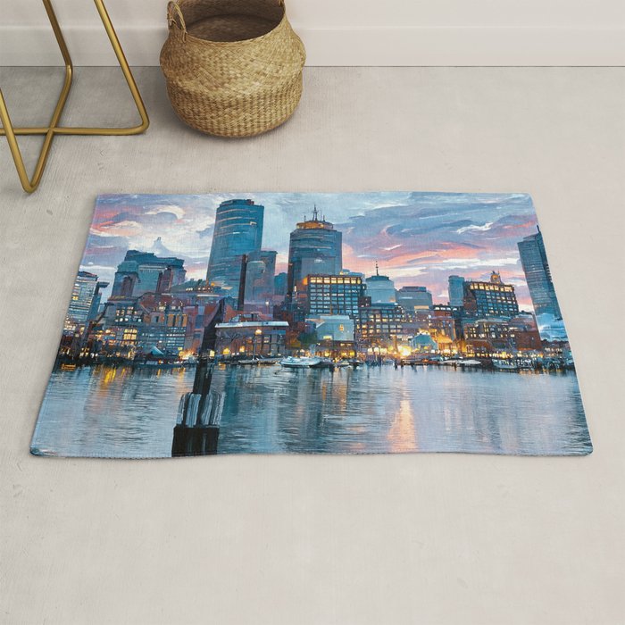 Boston Skyline Rug Gallery Image 1