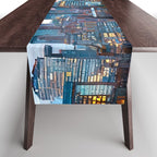 Boston Skyline Table Runner Gallery Image 1