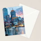 Boston Skyline Stationery Card Gallery Image 2