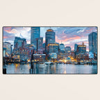 Boston Skyline Desk Mat Gallery Image 3