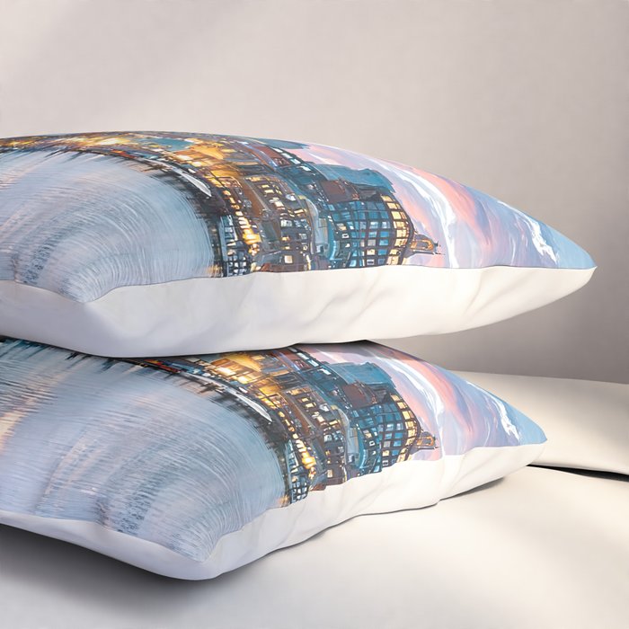 Boston Skyline Pillow Sham Gallery Image 3