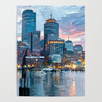 Boston Skyline Poster Gallery Image 4