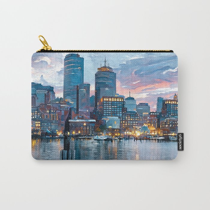 Boston Skyline Carry All Pouch Gallery Image 1
