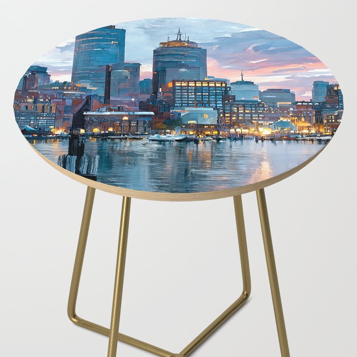 Boston Skyline Side Table Gallery Image 2