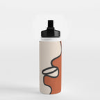 Interwoven Faces 2 Water Bottle Gallery Image 2