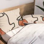 Interwoven Faces 2 Pillow Sham Gallery Image 2