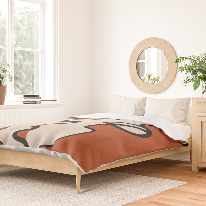 Interwoven Faces 2 Duvet Cover Gallery Image 2