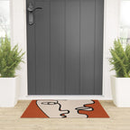 Interwoven Faces 2 Welcome Mat Gallery Image 3