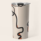 Interwoven Faces 2 Travel Mug Gallery Image 1