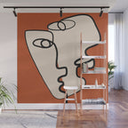 Interwoven Faces 2 Wall Mural Gallery Image 1