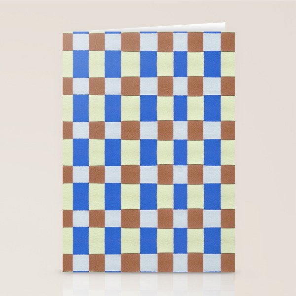 Paper Weaving Pattern #1 Stationery Card Gallery Image 2