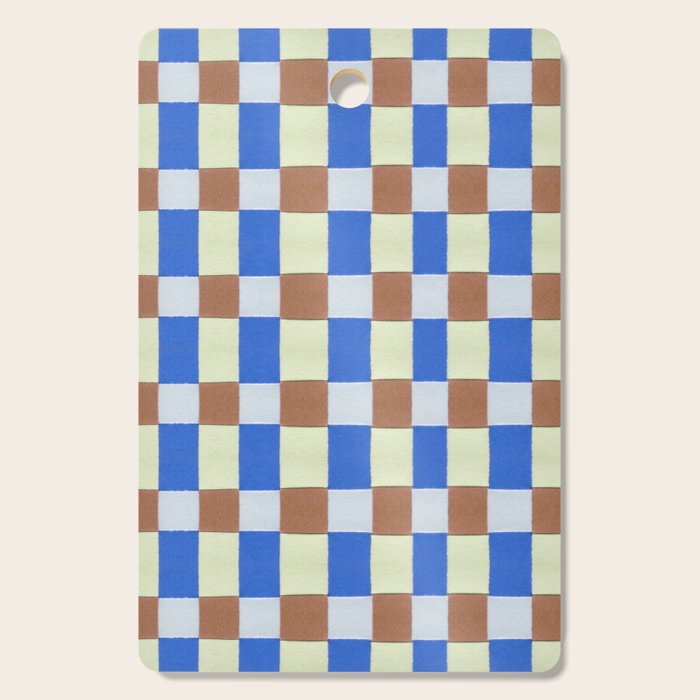 Paper Weaving Pattern #1 Cutting Board Gallery Image 1
