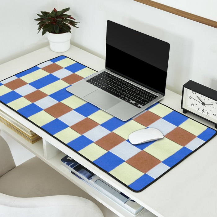 Paper Weaving Pattern #1 Desk Mat Gallery Image 2