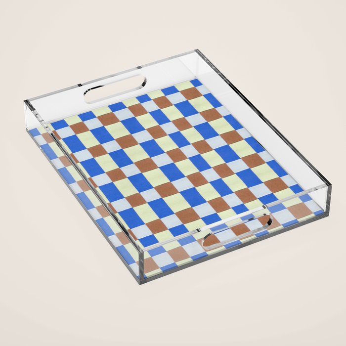 Paper Weaving Pattern #1 Acrylic Tray Gallery Image 1