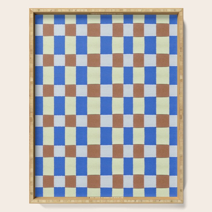 Paper Weaving Pattern #1 Serving Tray Gallery Image 1