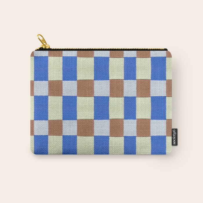 Paper Weaving Pattern #1 Carry All Pouch Gallery Image 1