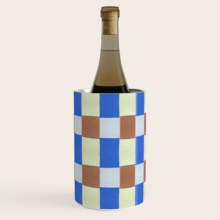Paper Weaving Pattern #1 Wine Chiller Gallery Image 1