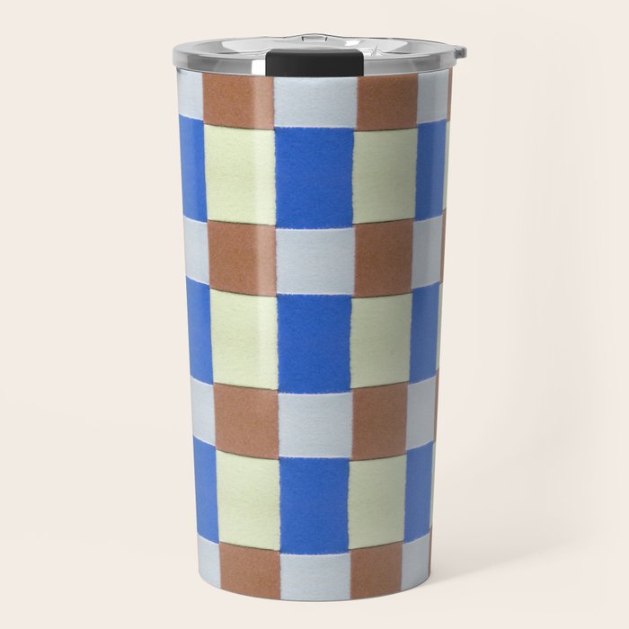 Paper Weaving Pattern #1 Travel Mug Gallery Image 1