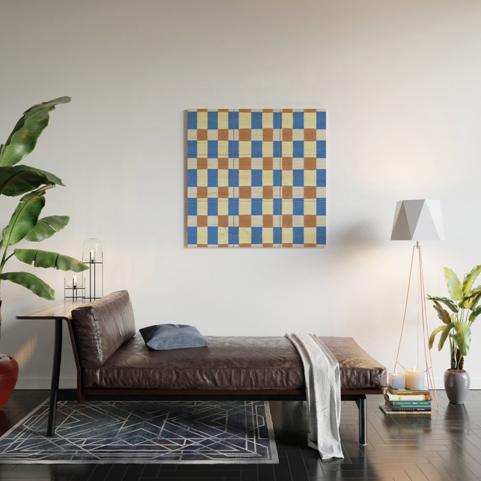 Paper Weaving Pattern #1 Wood Wall Art Gallery Image 2