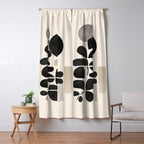 Modern Botanicals - Abstract Minimalist Shapes Window Curtain Gallery Image 5
