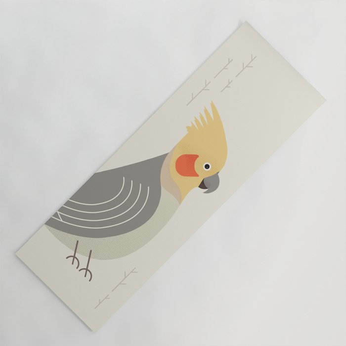 Cockatiel, Bird of Australia Yoga Mat Gallery Image 1