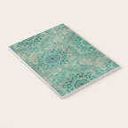 Azure teal Boho Jewel Mandala Notebook Gallery Image 3