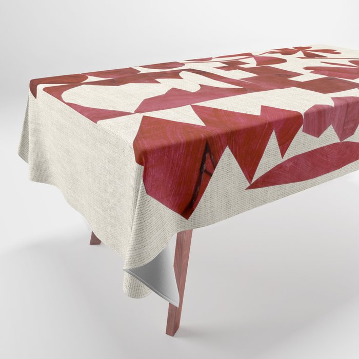 Crimson Diamond Tablecloth Gallery Image 1