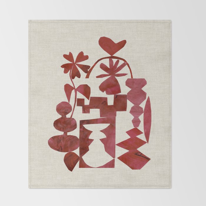Crimson Diamond Throw Blanket Gallery Image 2
